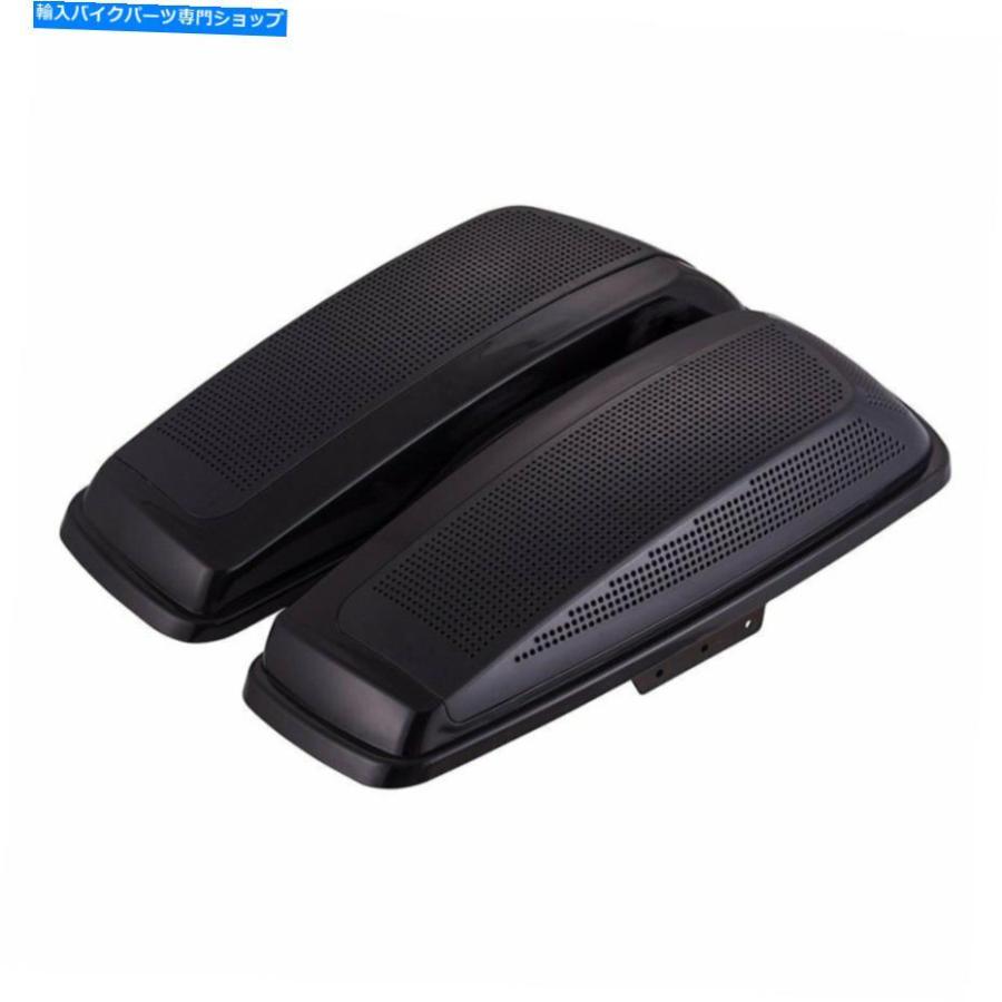 サイドバック 不完全なデュアル6x9 \"2014+ハーレーツーリングのためのサドルバッグスピーカーのふた Unpainted Dual 6x9\" Saddlebags Speaker Lids Foの画像