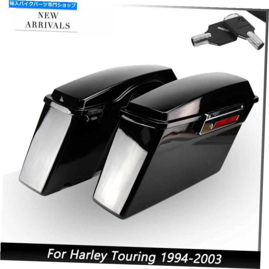 サイドバック ハーレーロードキングFLHRウルトラクラシック94-13のため