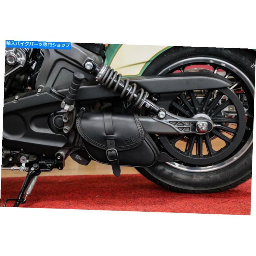サイドバック 2018-2021＆インドのスカウトの革サドルバッグBobber 2015-2021インドのスカウト LEATHER SADDLEBAG FOR 2018-2021 \u0026INDIAN SCOUT BOBBEの画像