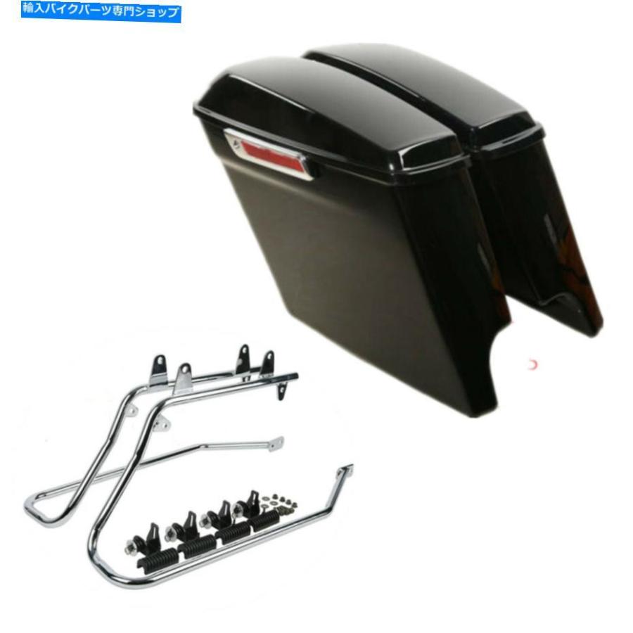 サイドバック 5 \"ハーリーソフト用鉤括弧相応う86-2013 12 5\"" Stretched Hard Saddlebag Conversion Bracket Fit For Harley Softail 86-2013 1" バイク-その他フレーム関連用品-車、バイク、自転車