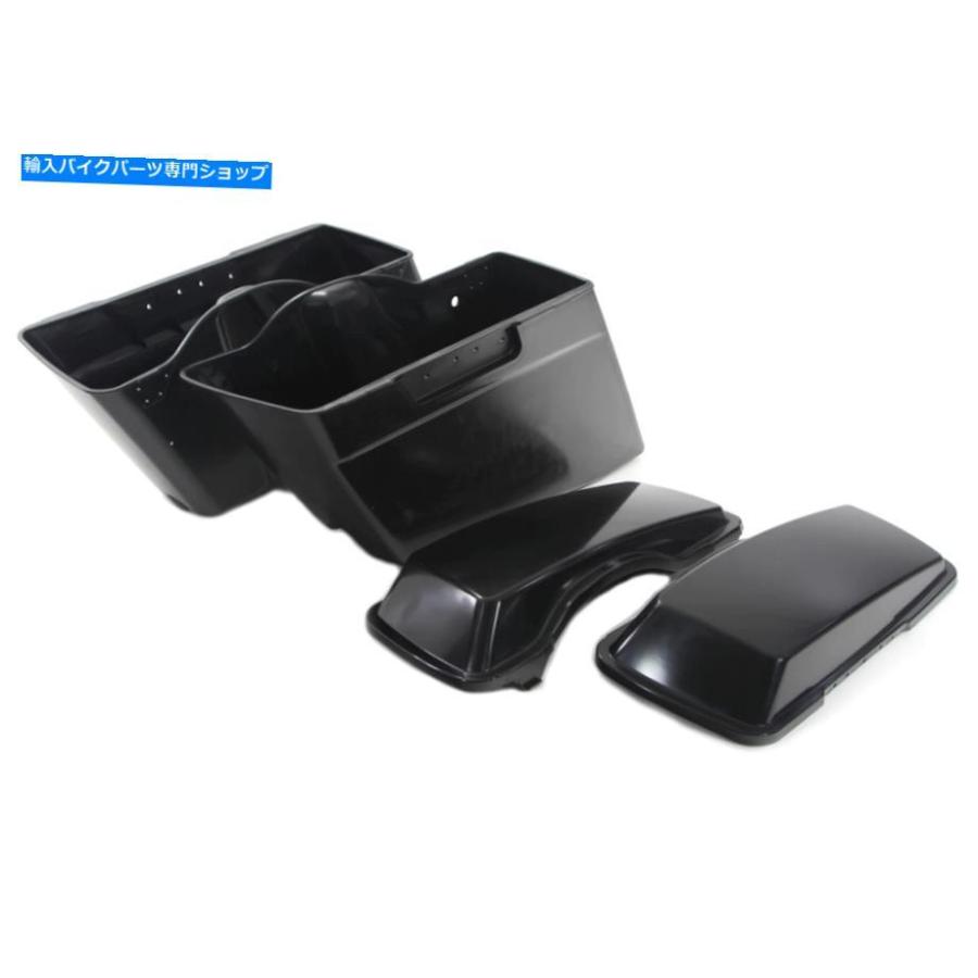 サイドバック サドルバッグハーレーツーリングバッグ用のふた付きセット49-3505 Saddlebag Set With Lids for Harley Touring Bagger|49-3505