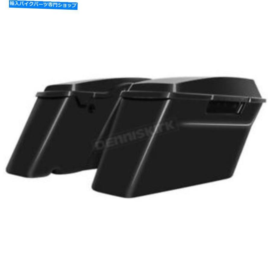 サイドバック HOGWORKZ VIVID BLACK STANDED SADDLERBAGS - HW149108 HogWorkz Vivid Black Standard Saddlebags - HW149108