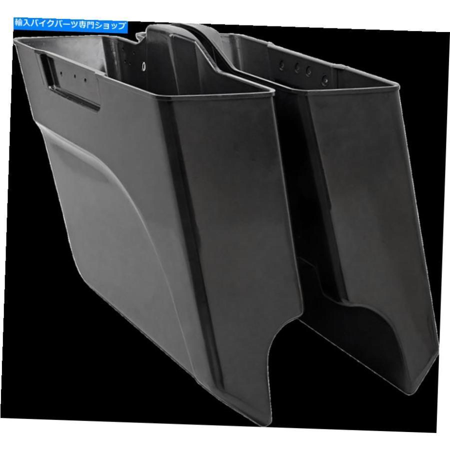 サイドバック Arlen Ness 5 \"ブラック左サイドアングルバッグ93-13ハーレーツーリングバッガーFLHX Arlen Ness 5\" Black Left Side Angled Saddlebag