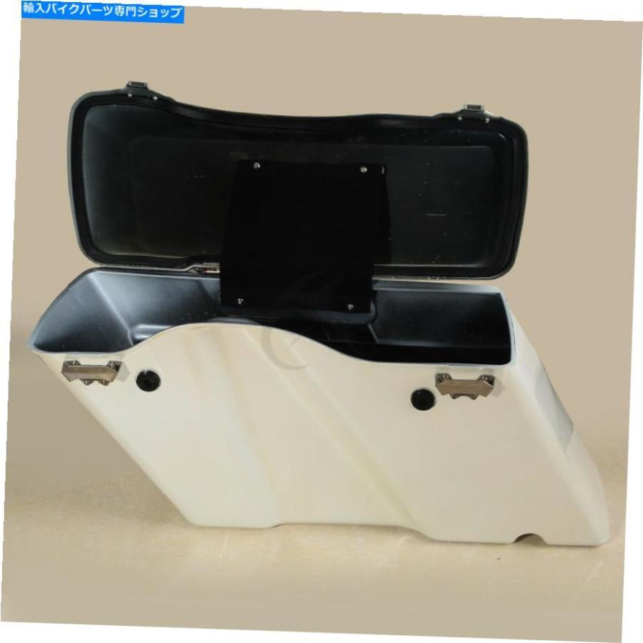 サイドバック ハーリーツーリングロードストリートグライドウルトラ1994-2013のためのハードサドルバッグフィット Hard Saddlebag Fit For Harley Touの画像