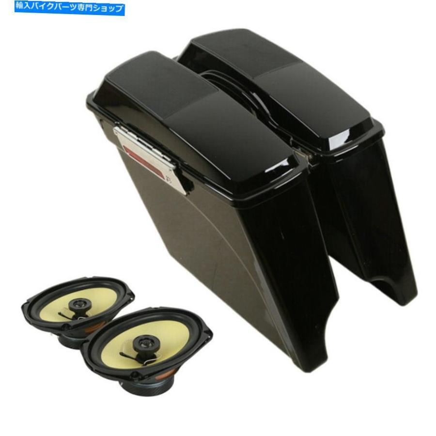 サイドバック 5 \"拡張サドルバッグ6x9\"スピーカーがハーレーツーリングエレクトラグライド93-13 5\" Extended Saddlebag 6X9\" Speakers Fit For Harley