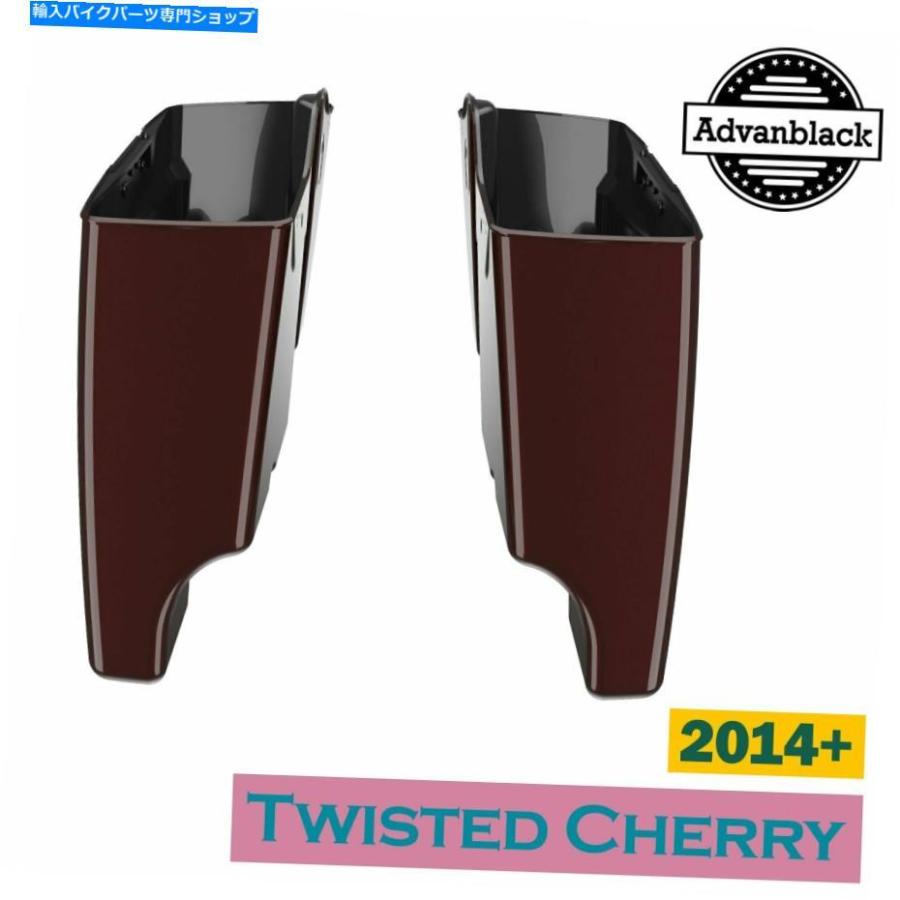 サイドバック Twisted Cherry Extended Bagsストレッチサドルバッグフィットハーレーダビッドソン2014+ Twisted Cherry Extended Bags Stretched Sadd