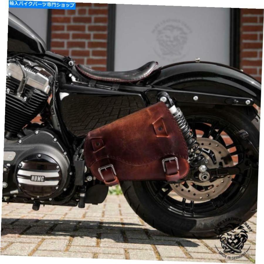 サイドバック Bobber Chopper Saddlebagハーレーダビッドソンスポーツスター1988-2020ビンテージブラウン Bobber Chopper Saddlebag Harley Davidsonの画像