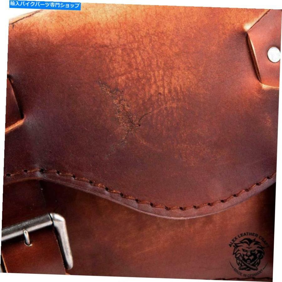 サイドバック Bobber Chopper Saddlebagハーレーダビッドソンスポーツスター1988-2020ビンテージブラウン Bobber Chopper Saddlebag Harley Davidsonの画像