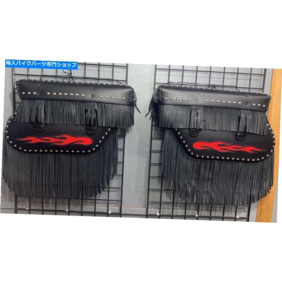 サイドバック ハーレーダビッドソン、インドのオートバイのためのビッグバーササドルバッグ Big Bertha Saddlebags For Harley Davidson, Indian Motoの画像