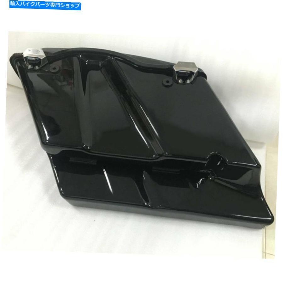 サイドバック 伸縮性のあるハードサドルバッグの変換ブラケットはハーレーソフト84-13に適しています 5'' Stretched Hard Saddle Bags Conversion Braの画像