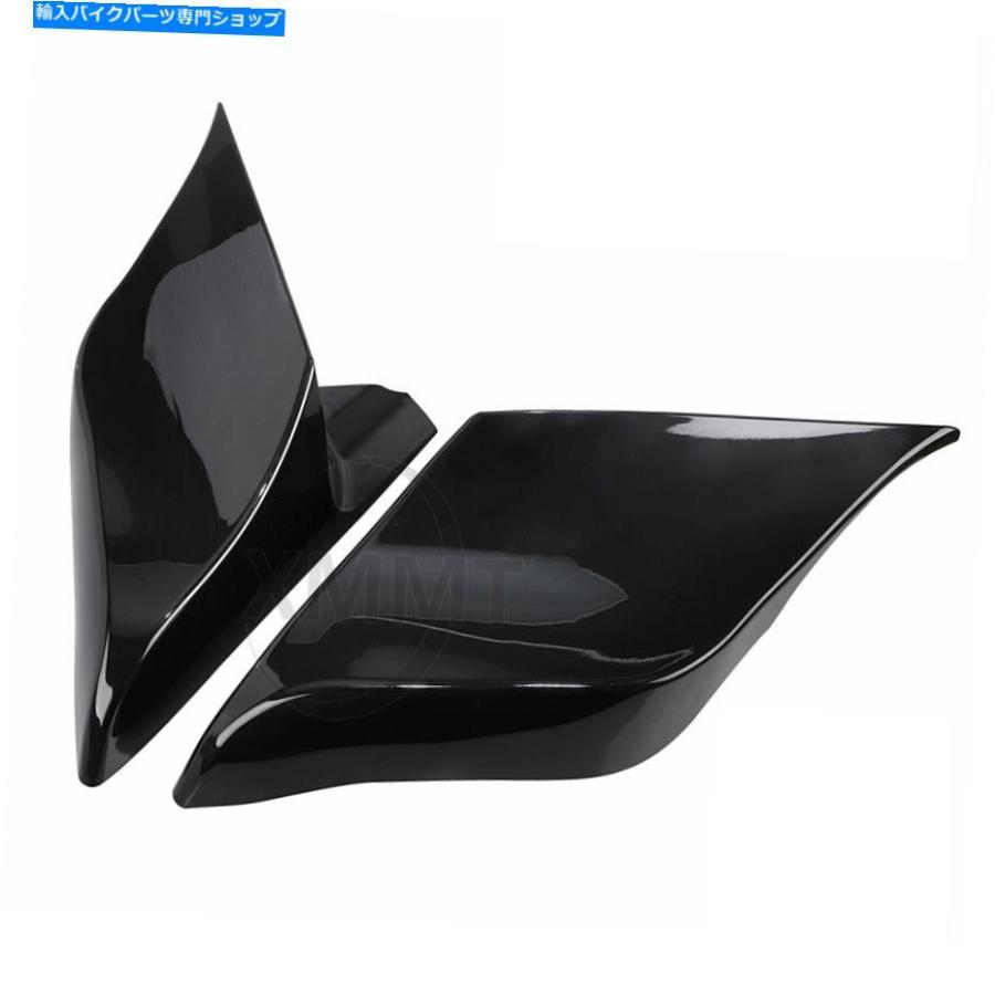 サイドバック Harley Street Glide CVO Flhxseのための2倍の伸縮されたサドルバッグサイドカバー 2x Stretched Extended Saddlebag Side Covers For Hの画像