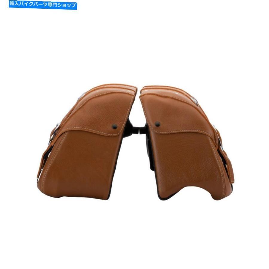 サイドバック インドのOEM 2015-2021スカウト本革サドルバッグ、砂漠の