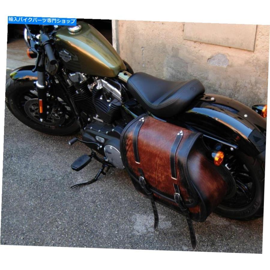サイドバック Harley Davidson HD Sportster 2006-2017サドルバッグイタリアンレザーエンドスケオ HARLEY DAVIDSON HD SPORTSTER 2006-2017 SADDLEBAG