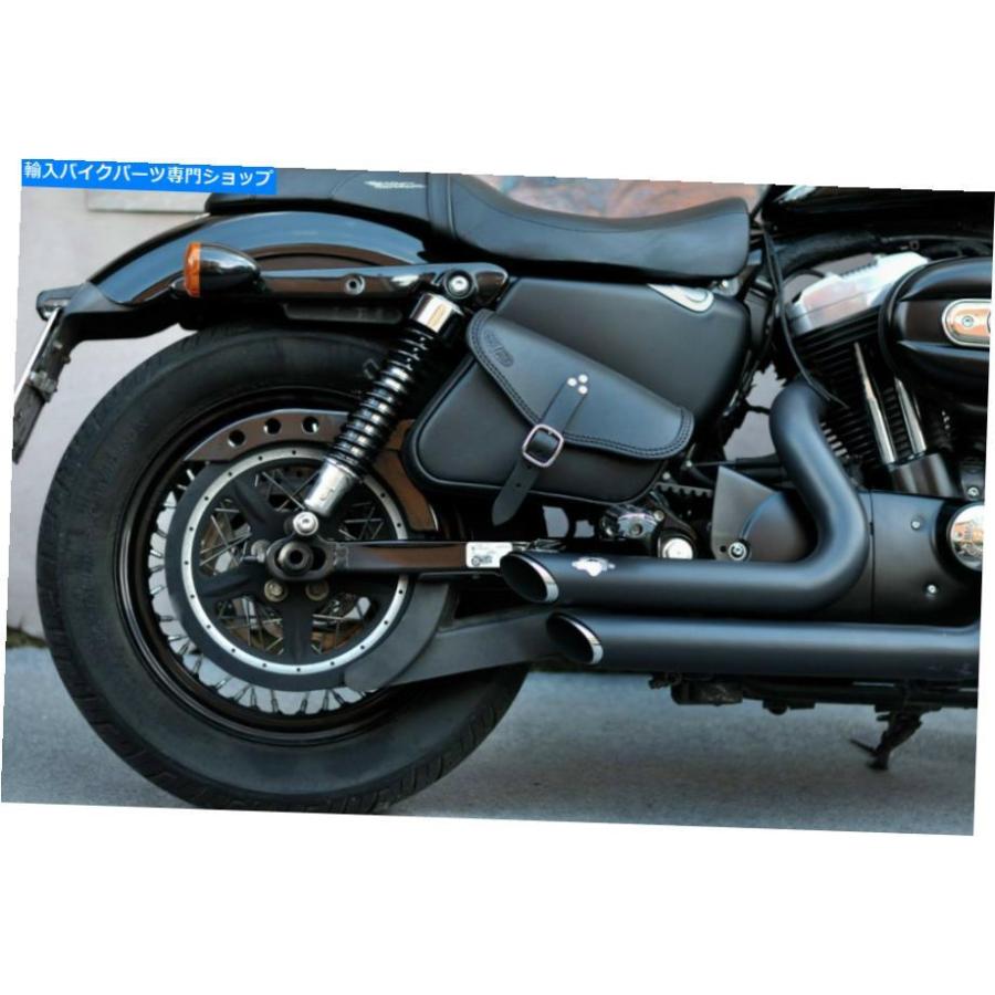 サイドバック 革サドルバッグ右、ハーレーダビッドソンスポーツスター
