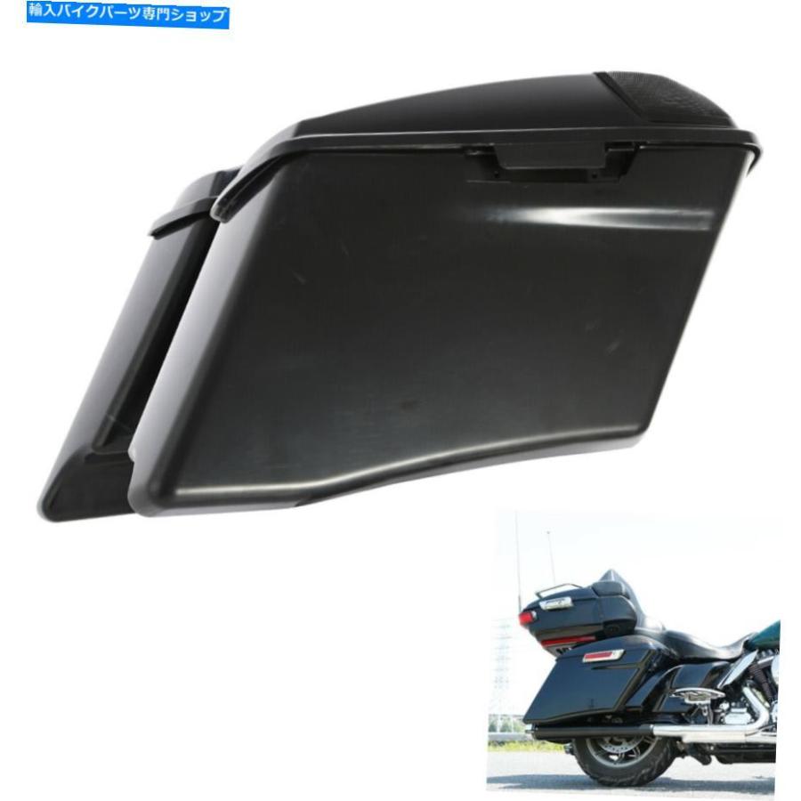 サイドバック 4 "ハーレーツーリングロードキングストリートグライド2014-2020のためのサドルバッグフィット 4" Stretched Saddlebag Fit For Harley