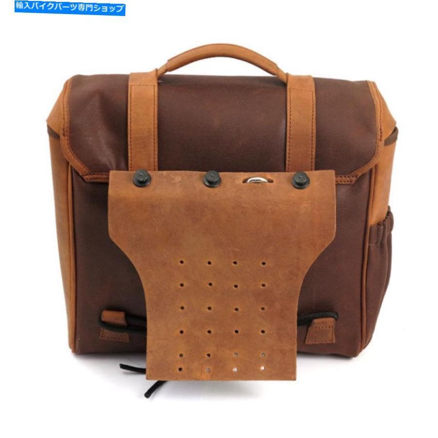 サイドバック ハーリーダビッドソンのためのワックスコットンブラウンからのLongride Saddlebag Classic Longride Saddlebag Classic From Waxcottonの画像