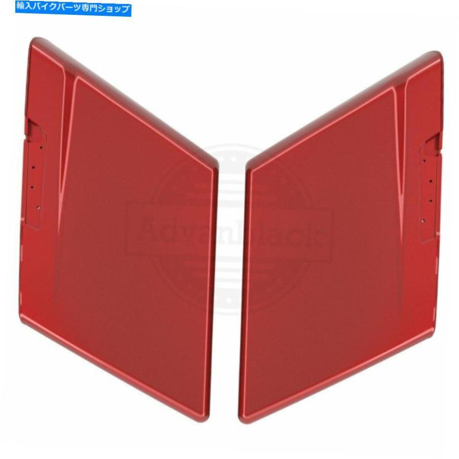サイドバック Ember Red Sungloストレッチサドルバッグボトムフィット14-20ストリートエレクトラロードグライド Ember Red Sunglo Stretched Saddleba_1