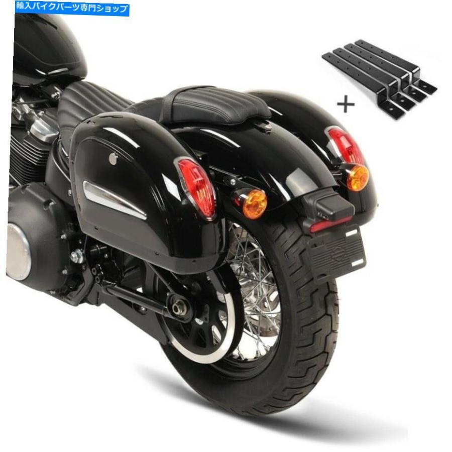 サイドバック ホンダの影のためのハードサドルバッグ750ブラック 