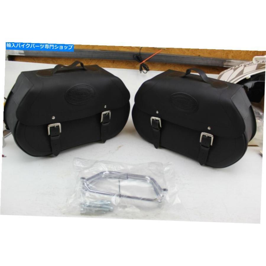 サイドバック kドライブレザーサドルバッグキットクリックシステムヤマハ部＃HC145Y3 K DRIVE LEATHER SADDLE BAG KIT WITH CLICK SYSTEM YAMAHA PART