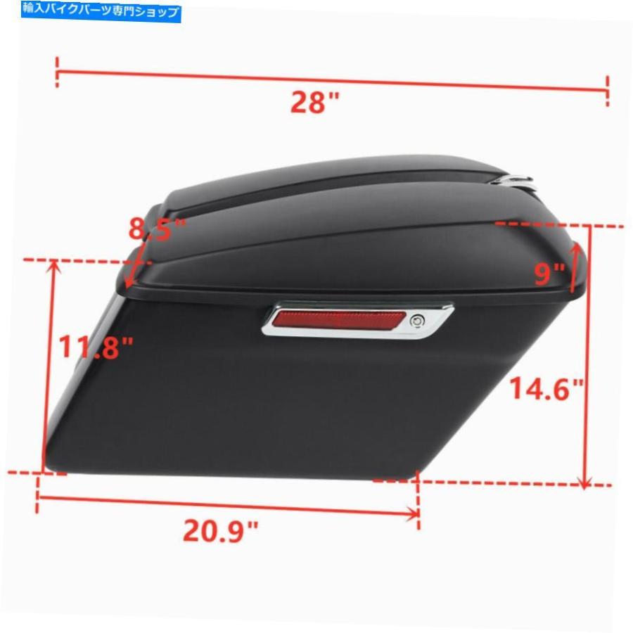 サイドバック サドルバッグラッチキーはハーレーツーリングElectra Street Glide 2014-2021のためのフィット Saddlebags Latch keys Fit For Harley Tの画像