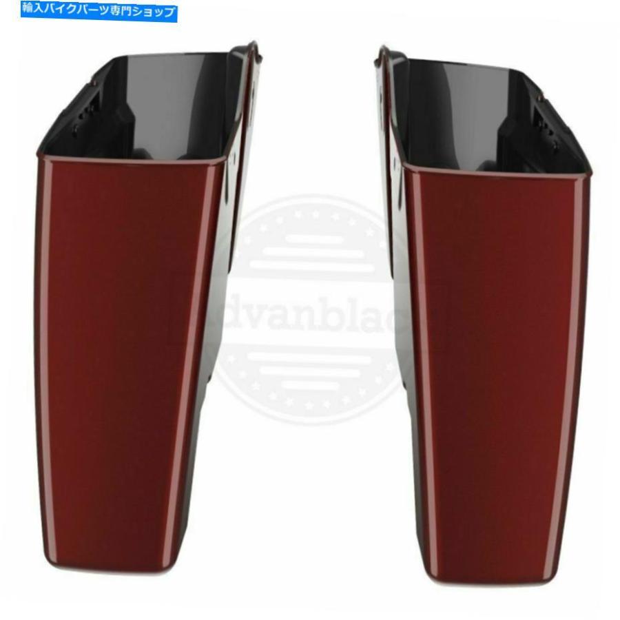 サイドバック Stiletto Red Dual Nuctunは14-2020ハーレーロードストリートのサドルバッグボトムを取りひろげる Stiletto Red Dual Uncut Extend Saddlebag Bo バイク-フレーム