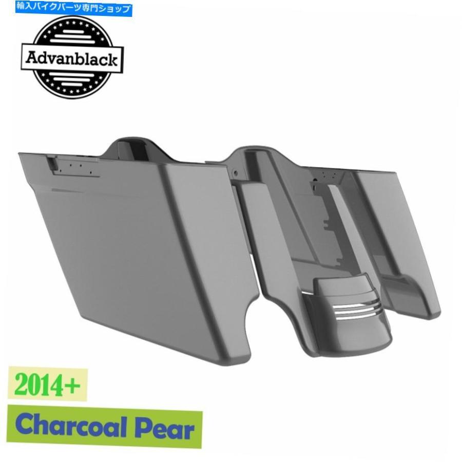 サイドバック アドバンブラックチャコールパールエクステンションサドルバッグボトムスリアフェンダー14 + Advanblack Charcoal Pearl Extended Saddl