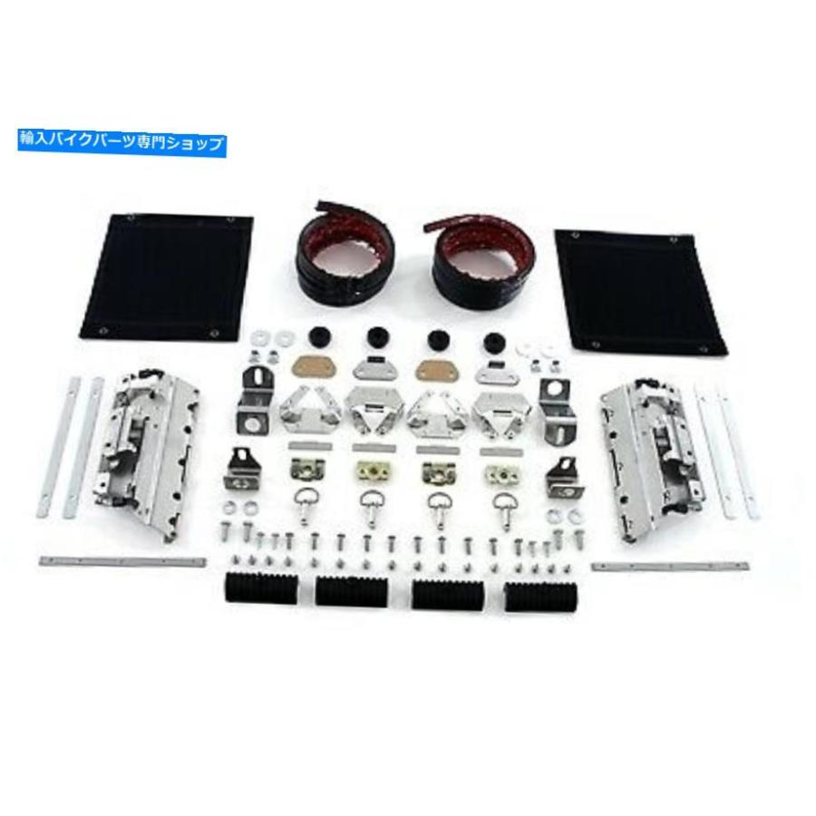 サイドバック V-TWIN 49-0081サドルバッグハードウェアLIDヒンジラッチマウント93-13ハーレーフランツーリング V-Twin 49-0081 Saddlebag Hardware Li