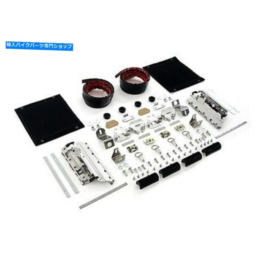 サイドバック V-TWIN 49-0081サドルバッグハードウェアLIDヒンジラッチマウント93-13ハーレーフランツーリング V-Twin 49-0081 Saddlebag Hardware Liの画像
