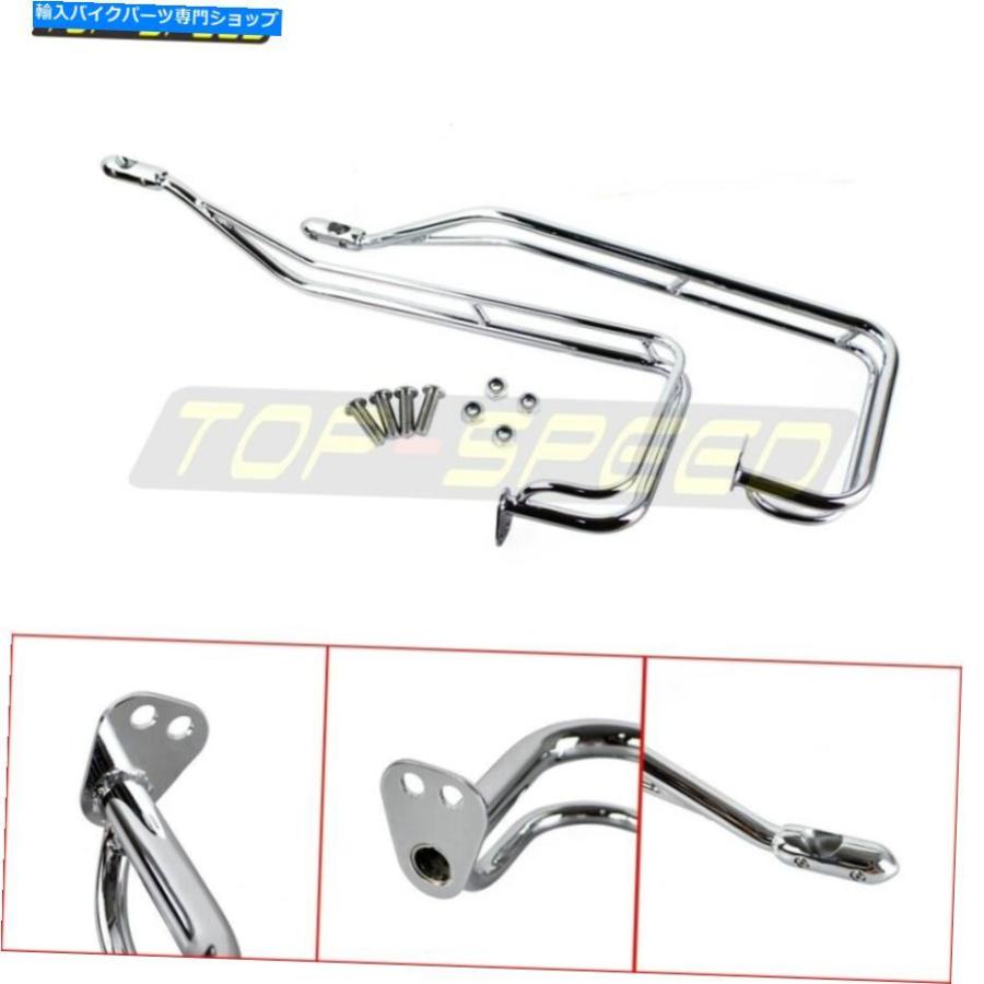 サイドバック Harley Davidson Touring 09-13用クロームサドルバッグ