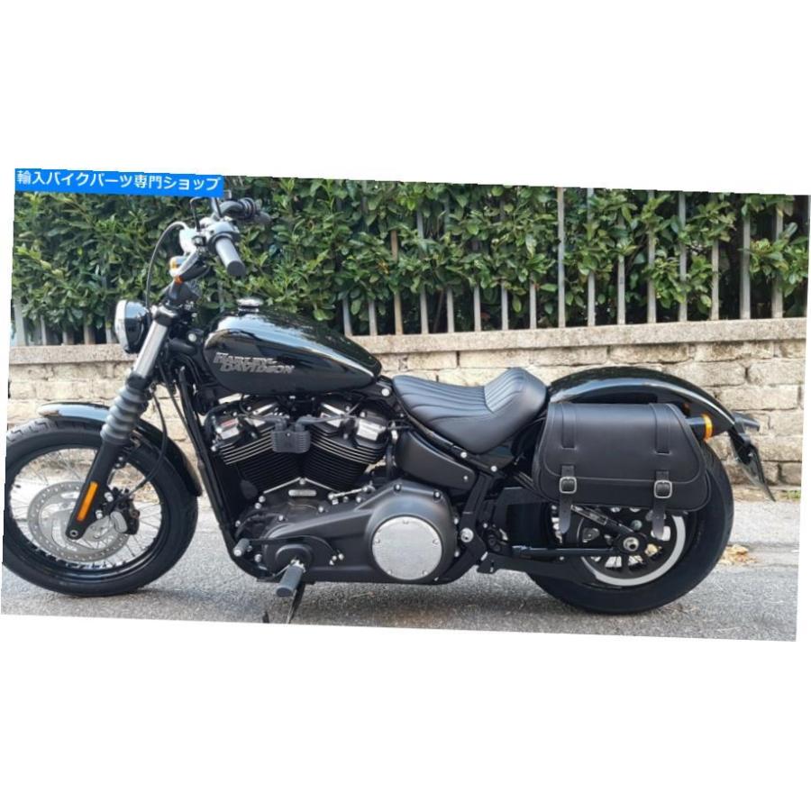 サイドバック Harley Davidson Softail 2018-2021 Street Bobとスリムなエンドスケオ州のサドルバッグ SADDLEBAG FOR HARLEY DAVIDSON SOFTAIL 2018-2