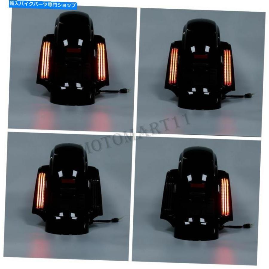 サイドバック 5 \"ハーレーストリートグライドロードキング14-21のためのサドルバッグ＆リアフェンダーフィット 5\"" Stretched Saddlebag \u0026 Rear Fender"_2