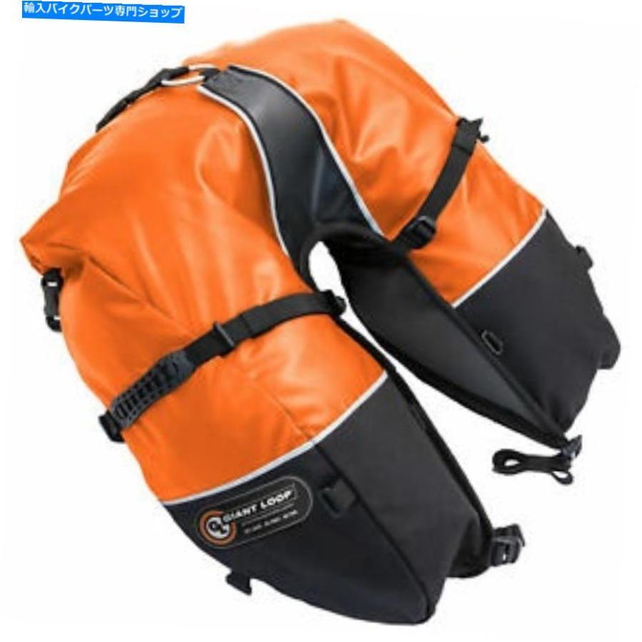サイドバック 巨大ループコヨーテサドルバッグロールトップCSB17-RT-Oオレンジ GIANT LOOP Coyote Saddlebag Roll Top CSB17-RT-O Orange
