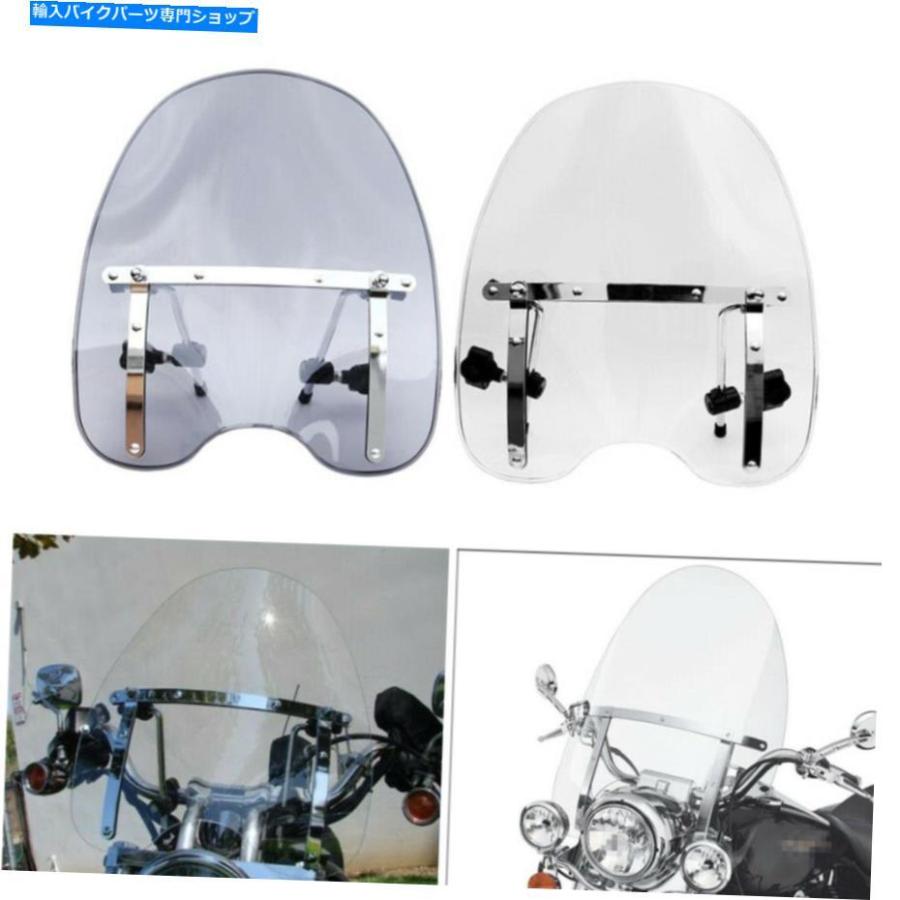 Windshield 7/8 '' 1 ''手持ち部分赤ちょうちん17 19 \"ハーリーヤマハホンダ用自動二輪車の向こう正面玻璃映写幕 7/8'' 1'' Handlebar 17 19\"" Motorcycle Wi" 外装パーツ-スクリーン