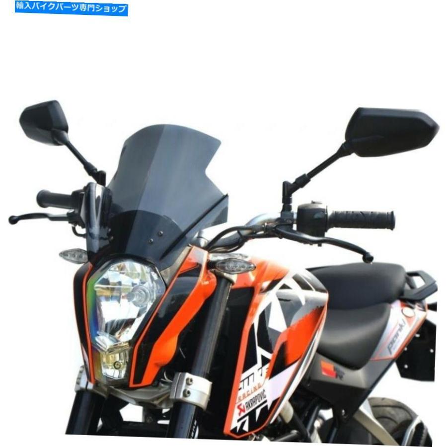 Windshield KTM Duke 125/200/390 '11 -'16ツーリングウィンドスクリーンフロントガラス自由世界発送 KTM DUKE 125/200/390 '11-'16 TOURING WINDSCRE｜reright-store｜02