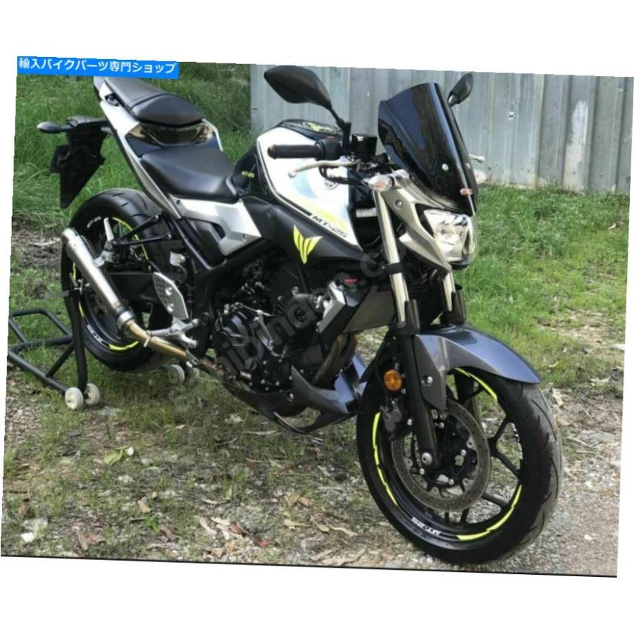 Windshield ヤマハMT-25 FZ 25ツーリングフロントガラスウィンド