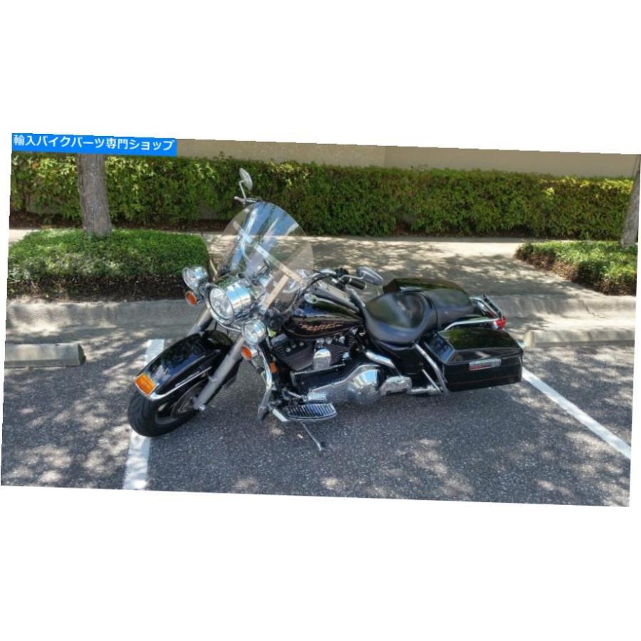 Windshield ハーレーダビッドソンロードキングウインドシールドクリアショック14.25 \"レキサンポリカーボネート Harley Davidson Road King windshiel" バイク-スクリーン-車、バイク、自転車