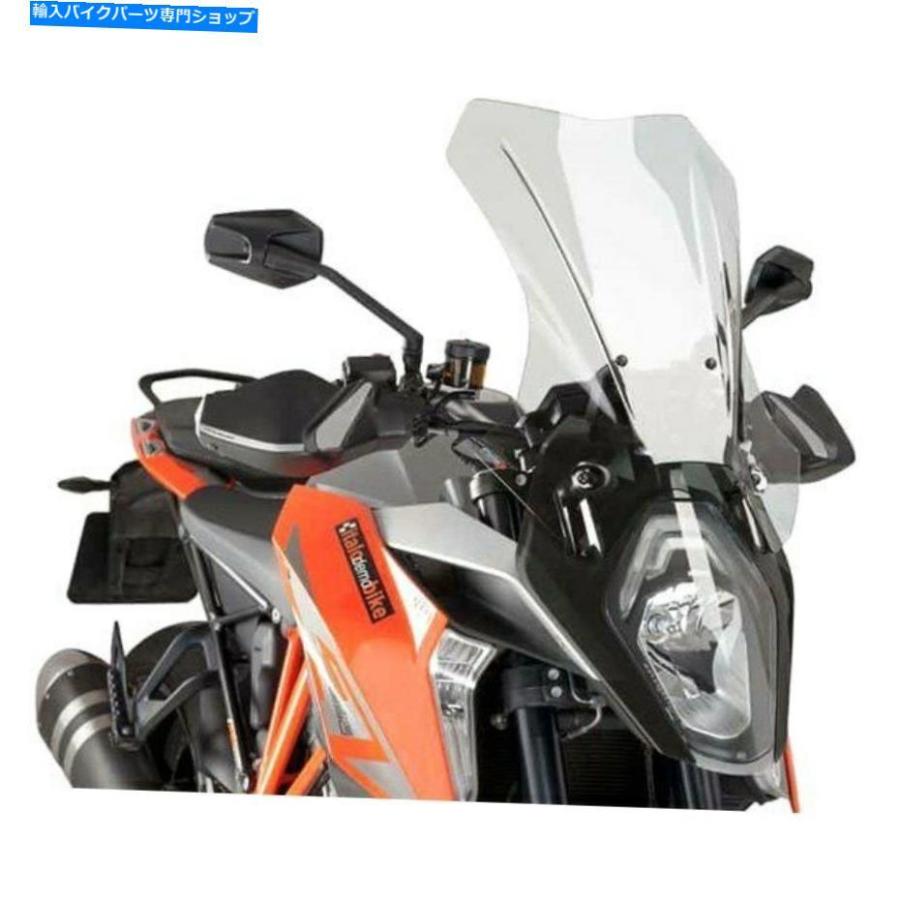 Windshield KTM 1290 2017-2018 PUIG 8913Wツーリングクリアスクリーン For KTM 1290 2017-2018 Puig 8913W Touring Clear Screen 車、バイク、自転車-バイク