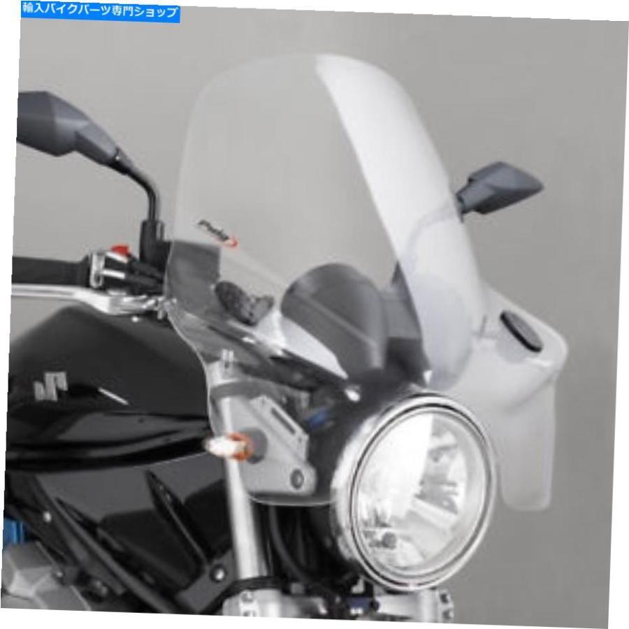 Windshield Puig WindshieldはHyosung Gv650 Aquila 05-16の利益のツーリング PUIG WINDSHIELD TOURING I FOR HYOSUNG GV650 AQUILA 05-16 CLEAR バイク-外装パーツ