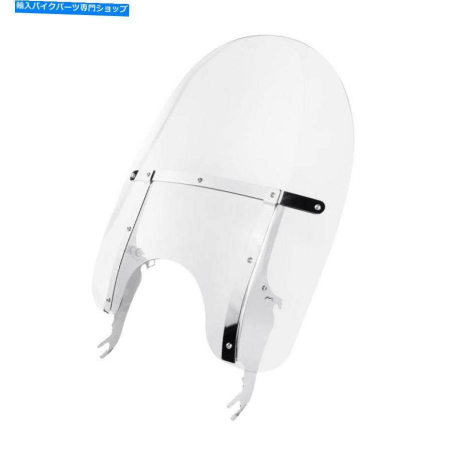 Windshield 取りはらい能力のあるなパソコン澄み切ったなフロントスリーンのフロントフィットハーレーソフトスリムフリス12-17 Detachable パソコン Clear Windscreen Windshield 外装パーツ-車、バイク、自転車-スクリーン
