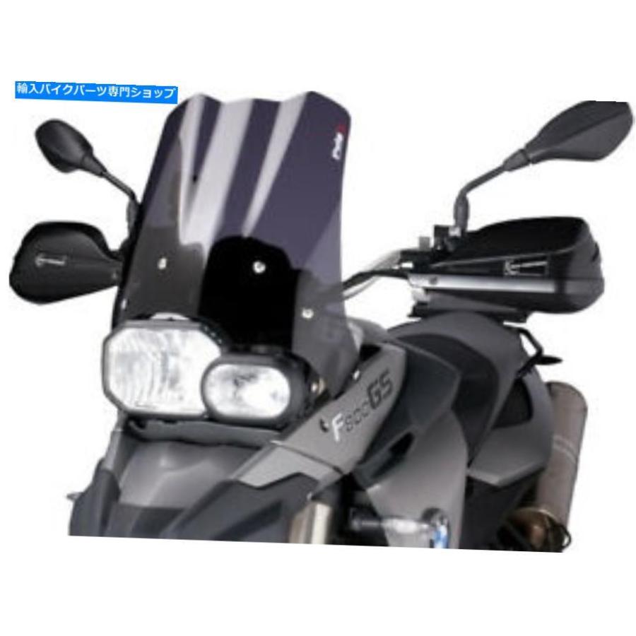 Windshield Puig 4670Fツーリングフロントスケーンダークスモーク PUIG 4670F Touring Windscreen Dark Smoke 車、バイク、自転車-スクリーン-外装パーツ
