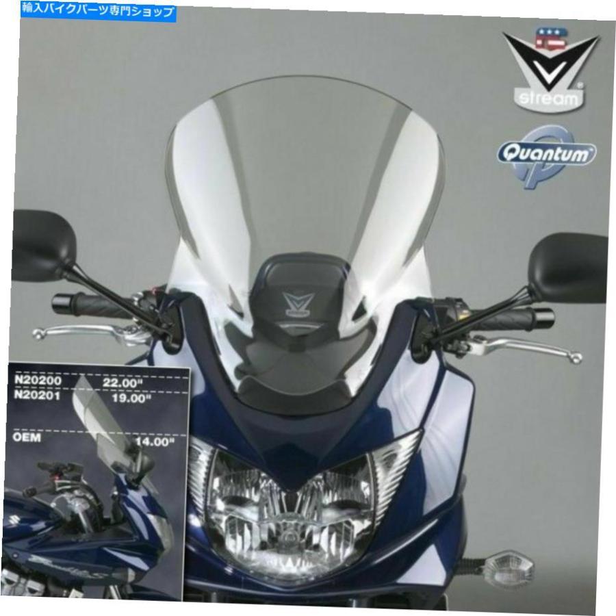 Windshield ナショナルサイクルVStream Windshield、19in./Light Tint