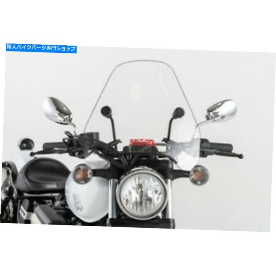 Windshield スリップストーマーS-06 SPITFIRE WINDSHIELD読みやすいW /黒いことハードウエア1-1 / 2 \"S-06-C-1.5\"" Slipstreamer S-06 Spitfire Windshield" 外装パーツ-車、バイク、自転車