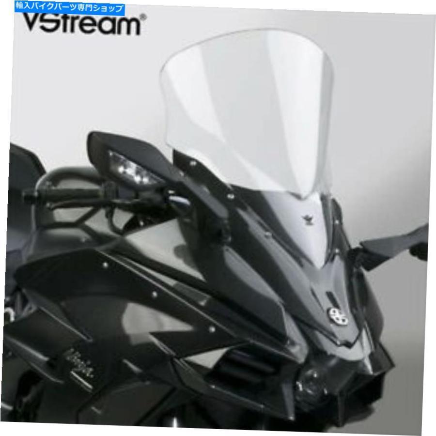 Windshield ナショナルサイクルフェアリングマウントウインドシールド背の高いクリアフィット川崎忍者H2 SX 18 National Cycle Fairing Mount Windshi