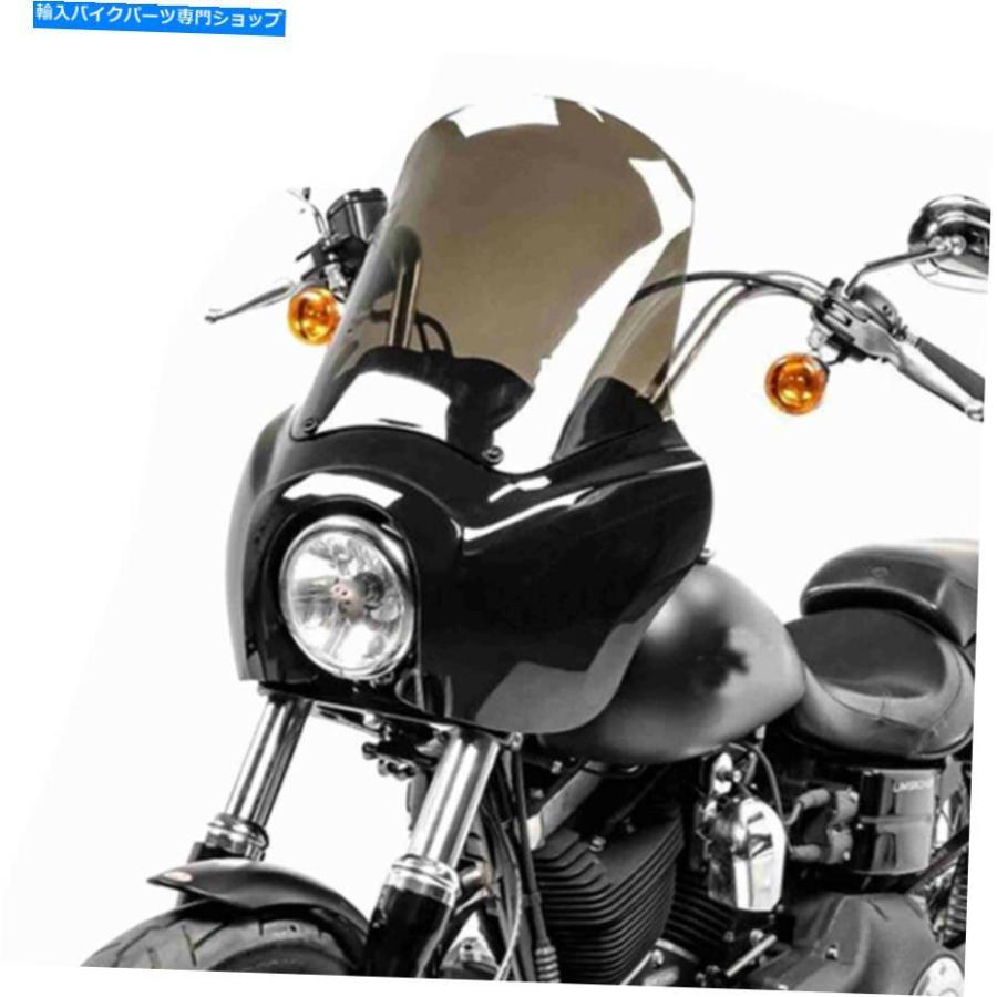 Windshield フロントフェアリングW / 15 ''ハーレーダイナローライダー
