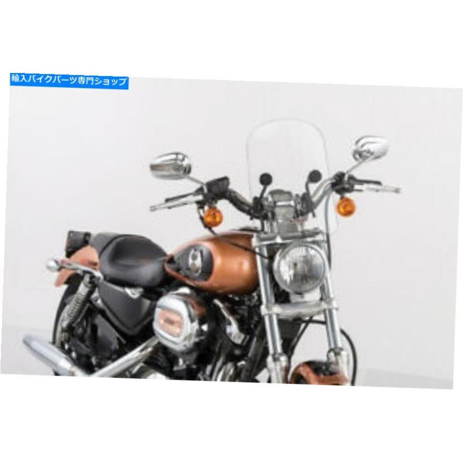 Windshield スリップストーマ固定ディスク-3 TOMBSTONE WINDSHIELD読みやすいW /黒いことハードウエア1-1 / 4 \" Slipstreamer Hd-3 Tombstone Windshield Clear W/Bl" 外装パーツ-スクリーン