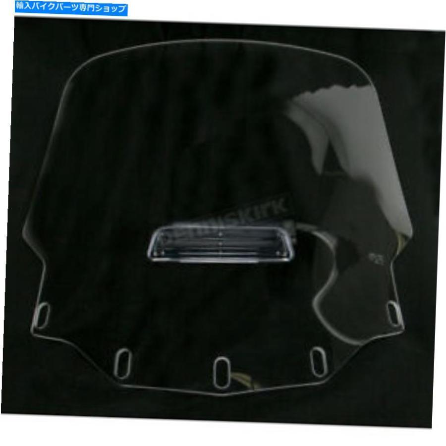 Windshield メンフィスシェードクリアトランシェアフロントシールド - MEP4760 Memphis Shades Clear Tall Vented Windshield - MEP4760
