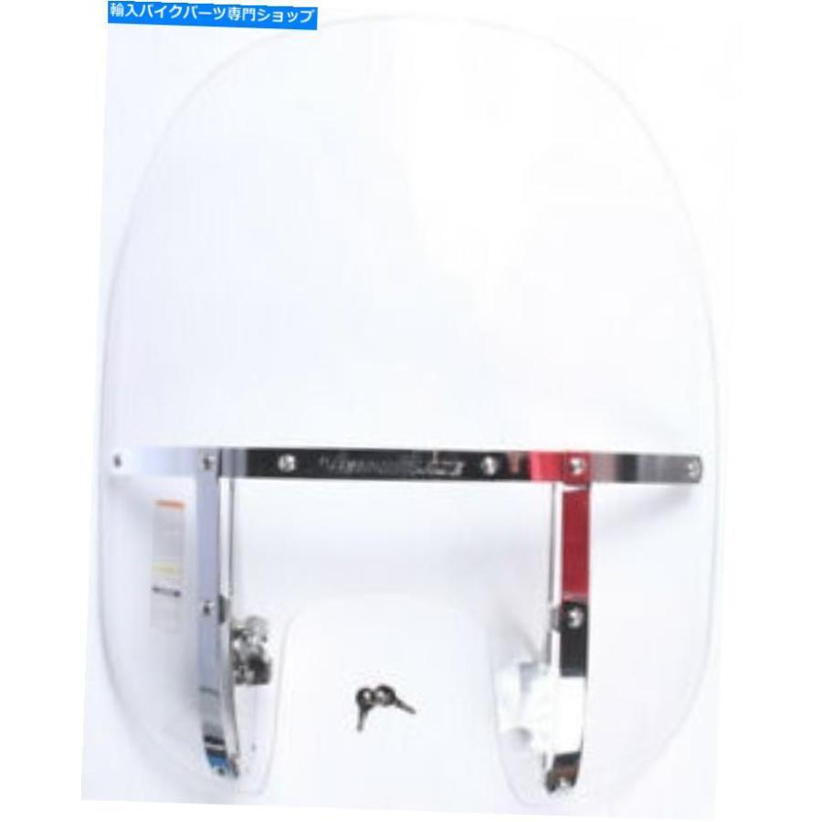 Windshield ナショナルサイクルスイッチブレード2アップフロントガラスクリアN21117A 55-7491 562-2280 National Cycle SwitchBlade 2-Up Windshield