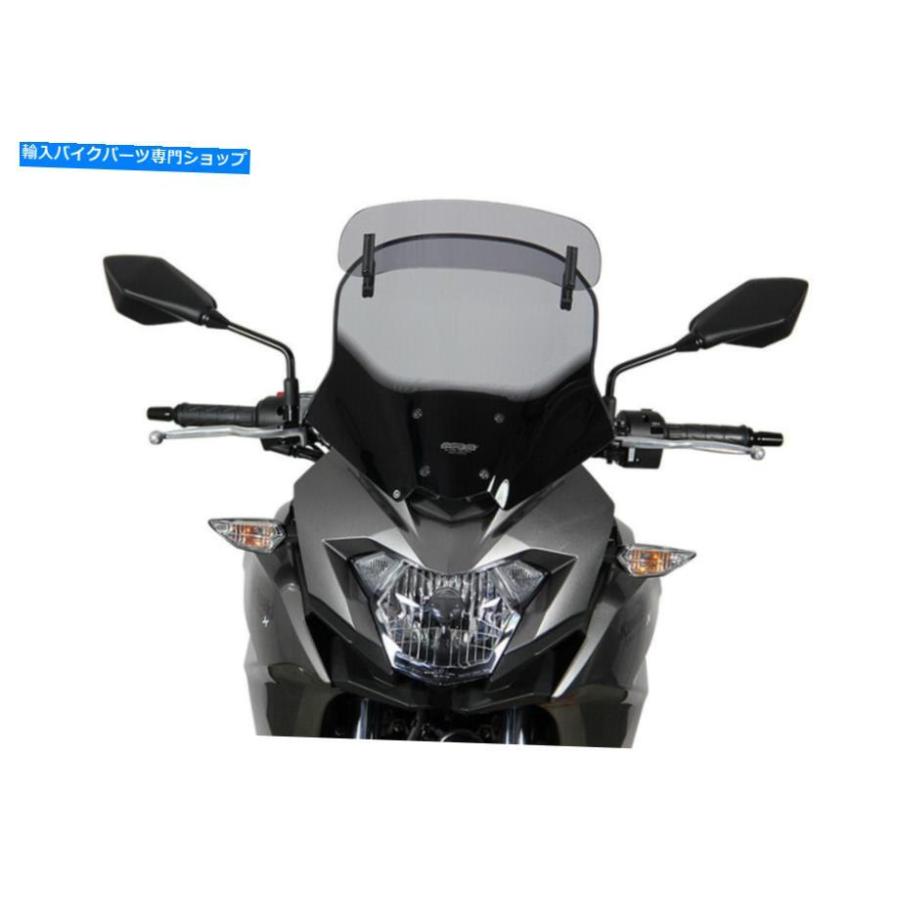 Windshield MRA VARIOツーリングウィンドスクリーン「VT」versys x250 / 300 17スモークグレー MRA Vario Touring Windscreen \"VT\" Versys X250/300 1