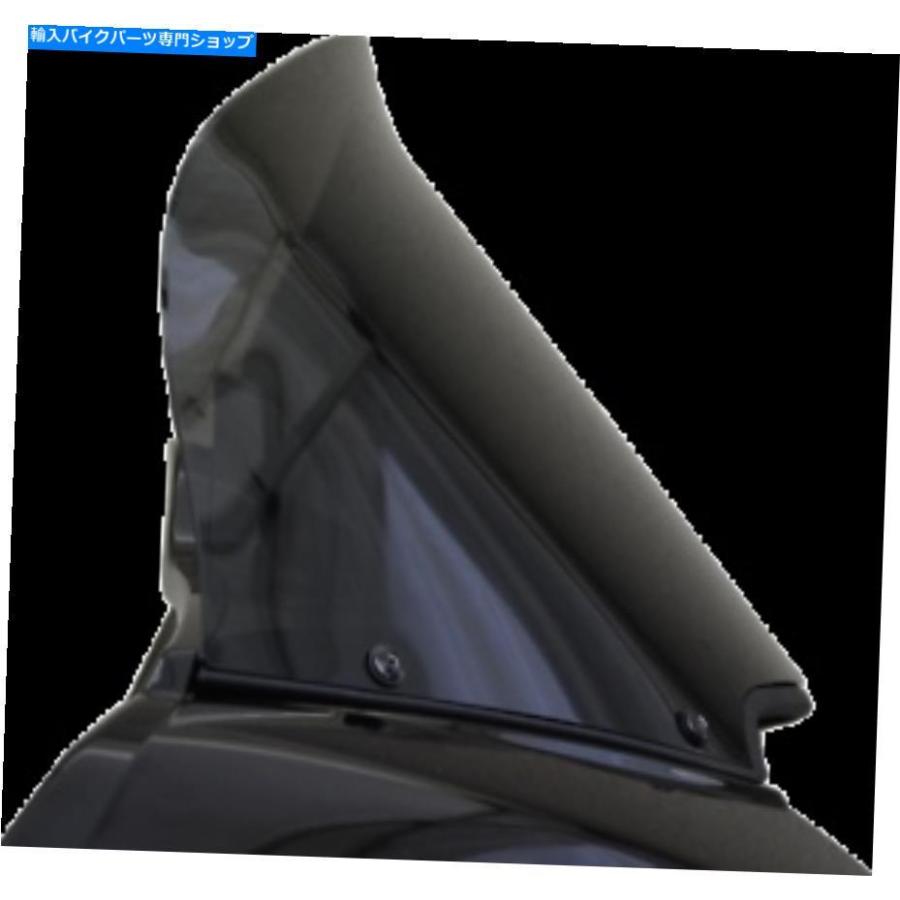 Windshield 風限りない12 \"ダークスモークフリップデザインWindshieldハーレーロードグライドFltrx 15-18 Wind Vest 12\"" Dark Smoke Flip Design Windsh" バイク-車、バイク、自転車
