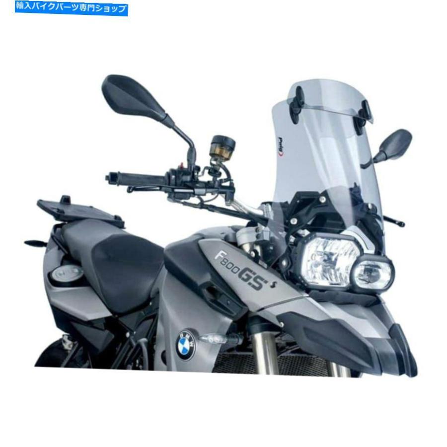 Windshield Puig Touring Windshield Wバイザー Puig Touring Windshield w Visor バイク-スクリーン